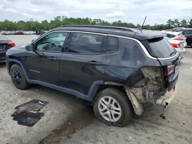 3C4NJCAB3MT505138 - 2021 JEEP COMPASS SPORT BLACK photo 2