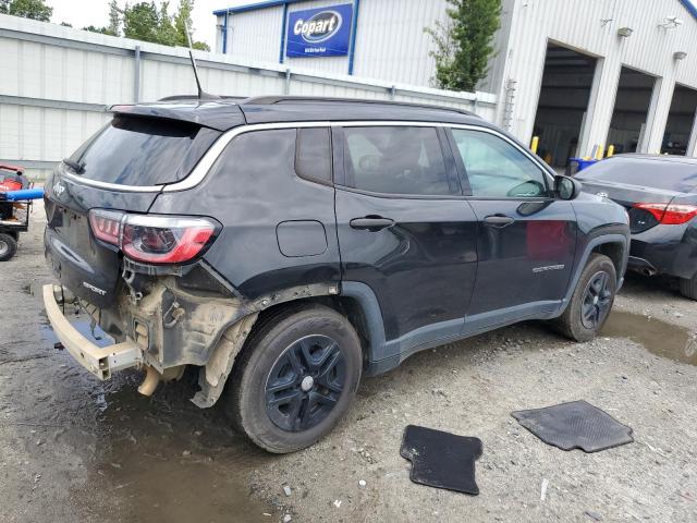 3C4NJCAB3MT505138 - 2021 JEEP COMPASS SPORT BLACK photo 3