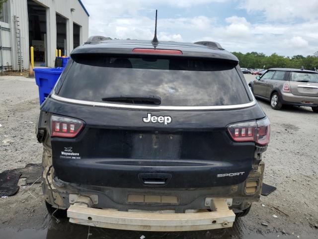 3C4NJCAB3MT505138 - 2021 JEEP COMPASS SPORT BLACK photo 6