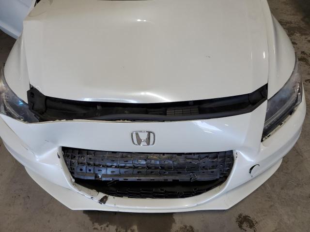 JHMZF1C62ES001026 - 2014 HONDA CR-Z EX WHITE photo 11