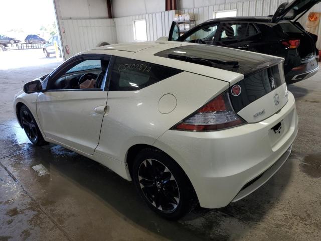 JHMZF1C62ES001026 - 2014 HONDA CR-Z EX WHITE photo 2