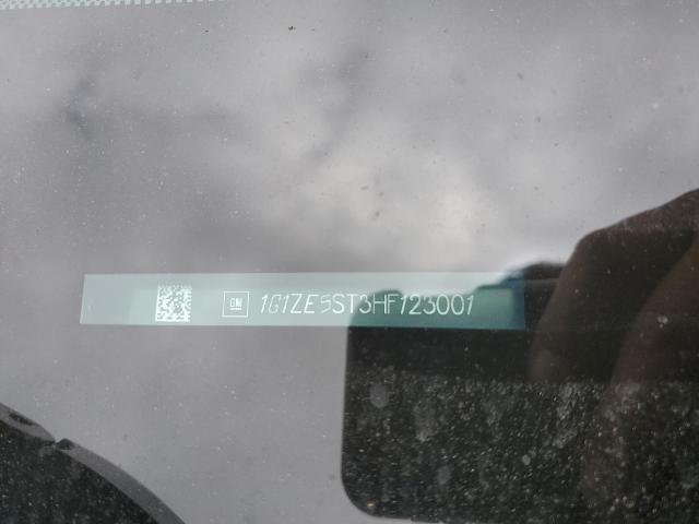 1G1ZE5ST3HF123001 - 2017 CHEVROLET MALIBU LT BLUE photo 12