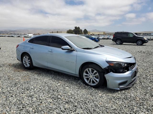 1G1ZE5ST3HF123001 - 2017 CHEVROLET MALIBU LT BLUE photo 4