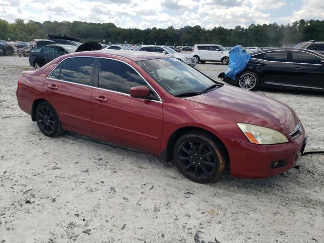 1HGCM55367A009051 - 2007 HONDA ACCORD SE RED photo 4