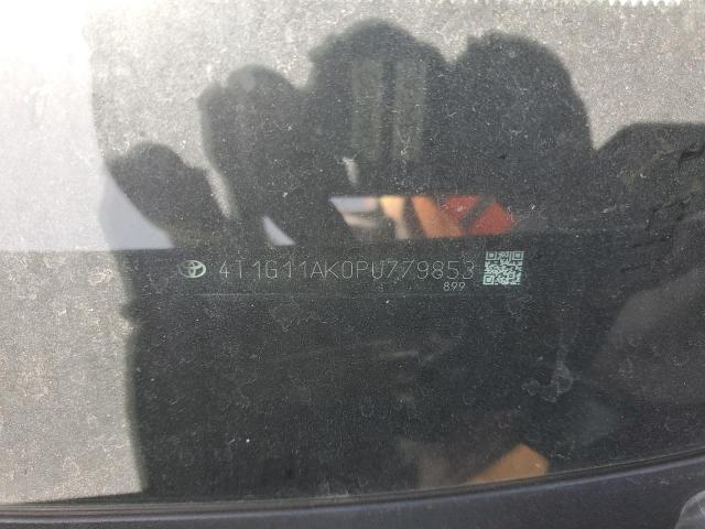 4T1G11AK0PU779853 - 2023 TOYOTA CAMRY SE NIGHT SHADE GRAY photo 12