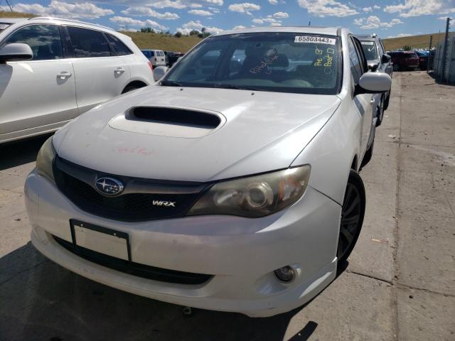 JF1GE76659G502680 - 2009 SUBARU IMPREZA WRX WHITE photo 5