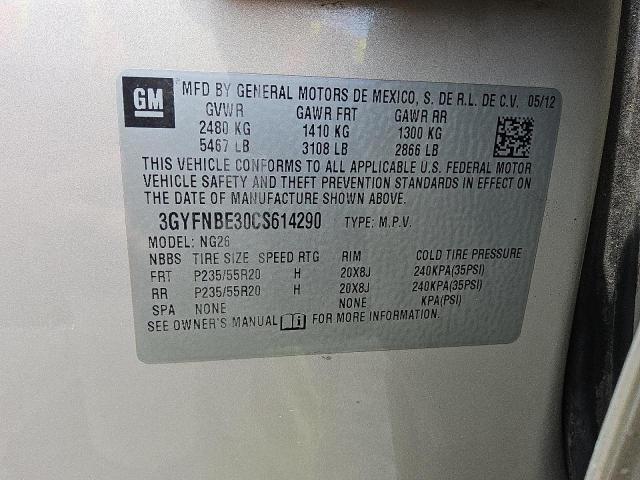 3GYFNBE30CS614290 - 2012 CADILLAC SRX PERFORMANCE COLLECTION Brun photo 13