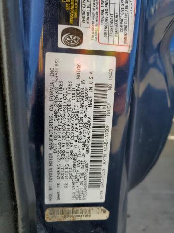 5TEUU42NX5Z052992 - 2005 TOYOTA TACOMA ACCESS CAB Azul foto 13