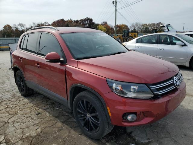 WVGBV7AX5FW081612 - 2015 VOLKSWAGEN TIGUAN S MAROON photo 1