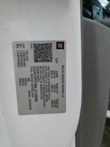 1GAZGPFG8L1170839 - 2020 CHEVROLET EXPRESS G3 LT WHITE photo 13