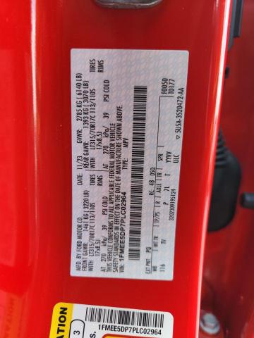 1FMEE5DP7PLC02964 - 2023 FORD BRONCO BASE 红色 照片 13