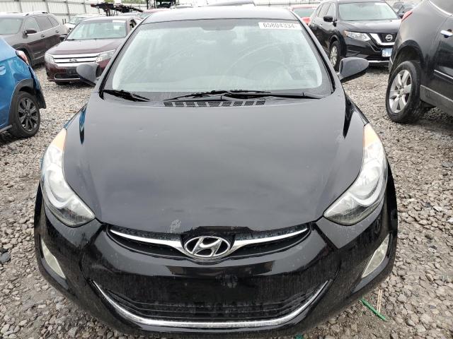 5NPDH4AE3CH126338 - 2012 HYUNDAI ELANTRA GLS BLACK photo 5