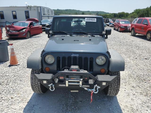 1J4FA24177L131306 - 2007 JEEP WRANGLER X GRAY photo 5