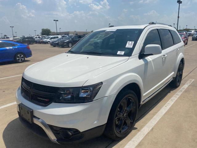 3C4PDCGB5JT277355 - 2018 DODGE JOURNEY CROSSROAD WHITE photo 2