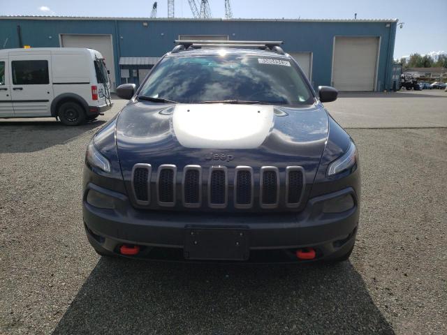 1C4PJMBS7EW215011 - 2014 JEEP CHEROKEE TRAILHAWK BLACK photo 5