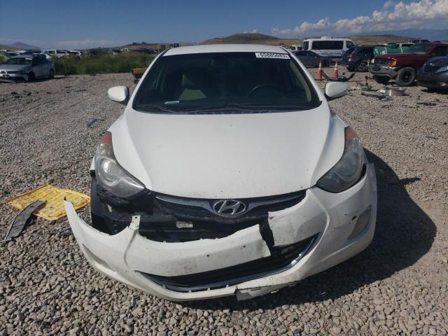 5NPDH4AE9DH307641 - 2013 HYUNDAI ELANTRA GLS WHITE photo 5