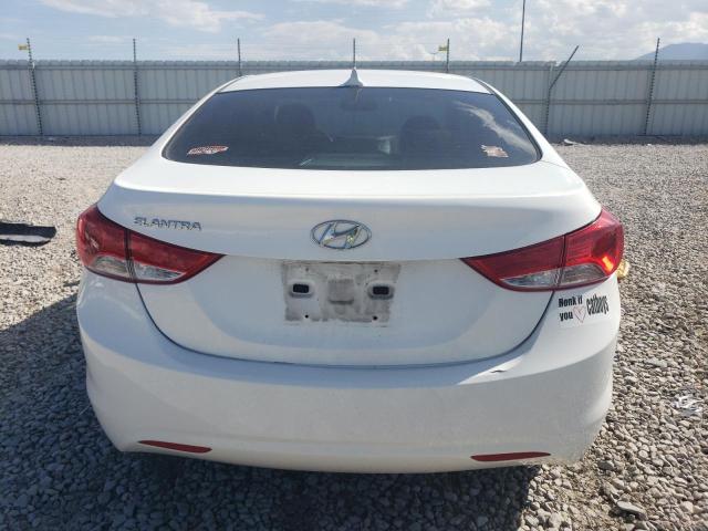 5NPDH4AE9DH307641 - 2013 HYUNDAI ELANTRA GLS WHITE photo 6