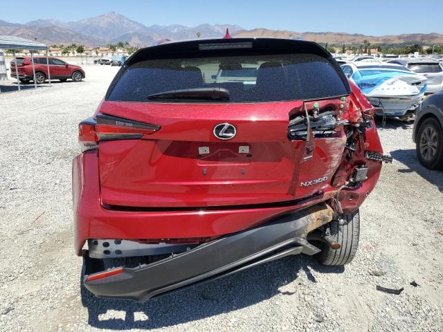 JTJDARDZ9M5024072 - 2021 LEXUS NX 300 BASE RED photo 6