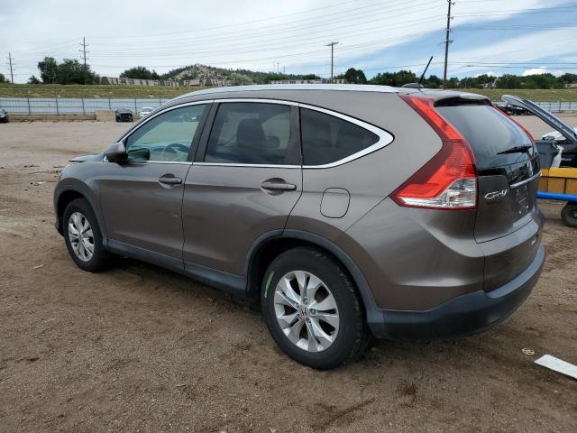 5J6RM4H70DL017299 - 2013 HONDA CR-V EXL 棕色 照片 2