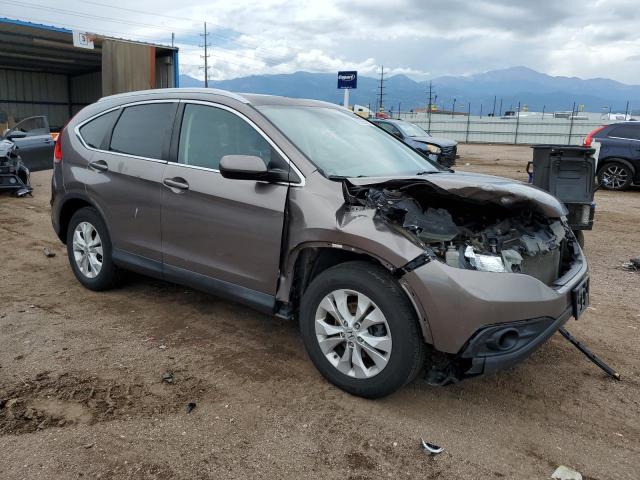 5J6RM4H70DL017299 - 2013 HONDA CR-V EXL 棕色 照片 4