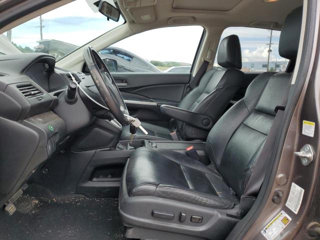 5J6RM4H70DL017299 - 2013 HONDA CR-V EXL 棕色 照片 7