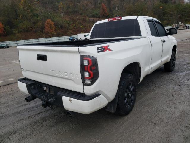 5TFUY5F17LX939195 - 2020 TOYOTA TUNDRA DOUBLE CAB SR/SR5 WHITE photo 4