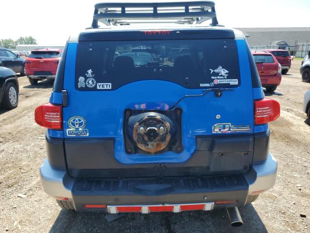 JTEBU11F870065416 - 2007 TOYOTA FJ CRUISER BLUE photo 6