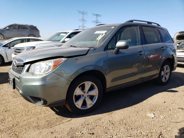 JF2SJAMCXEH526369 - 2014 SUBARU FORESTER 2.5I TOURING GREEN photo 1