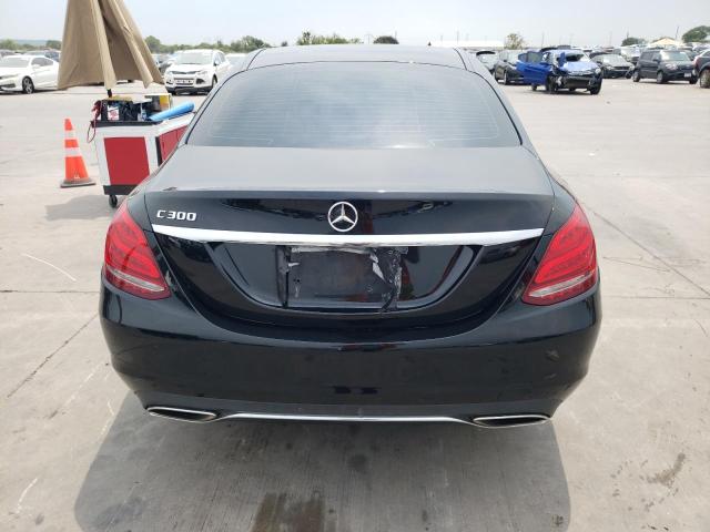 55SWF4JBXJU252100 - 2018 MERCEDES-BENZ C 300 BLACK photo 6