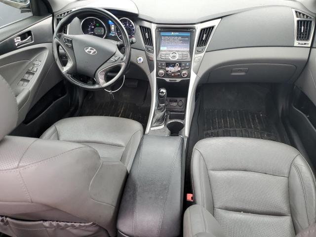 KMHEC4A42DA092889 - 2013 HYUNDAI SONATA HYBRID SILVER photo 8