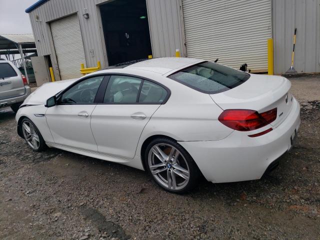 WBA6B4C51ED760227 - 2014 BMW 650 XI GRAN COUPE WHITE photo 2