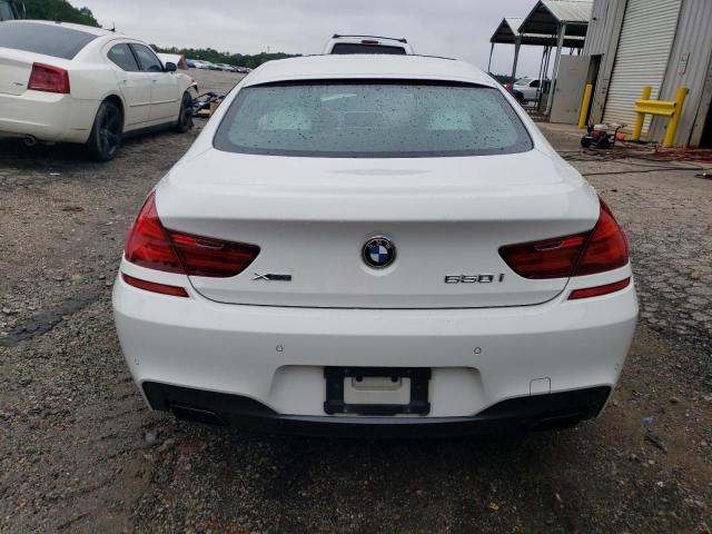 WBA6B4C51ED760227 - 2014 BMW 650 XI GRAN COUPE WHITE photo 6