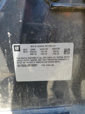 1G11C5SL1EF129507 - 2014 CHEVROLET MALIBU 1LT 灰色 照片 13