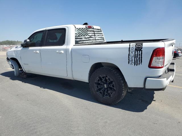 1C6SRFMT6KN622511 - 2019 RAM 1500 BIG HORN/LONE STAR WHITE photo 2