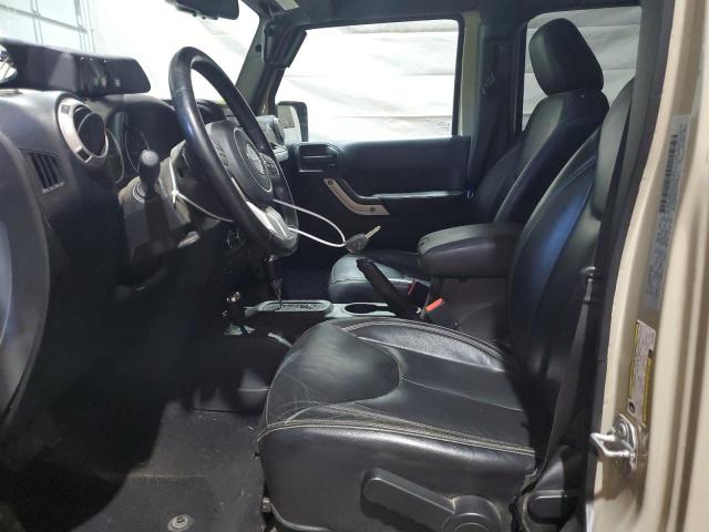 1C4HJWEG1HL640303 - 2017 JEEP WRANGLER U SAHARA TAN photo 7