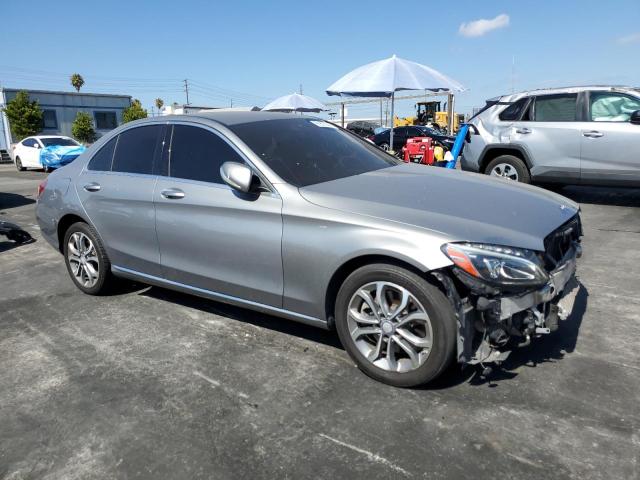 55SWF4KB0FU003424 - 2015 MERCEDES-BENZ C 300 4MATIC SILVER photo 4