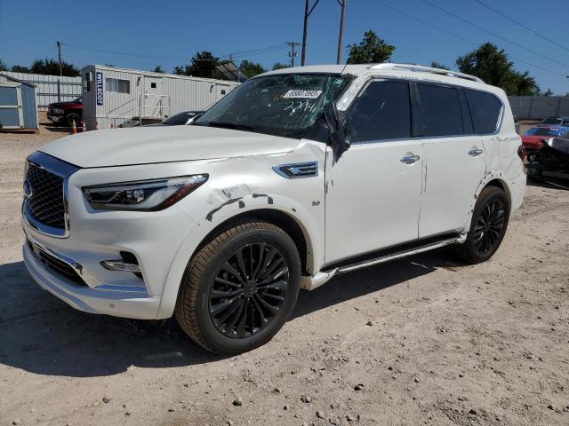 JN8AZ2NE0K9229419 - 2019 INFINITI QX80 LUXE WHITE photo 1