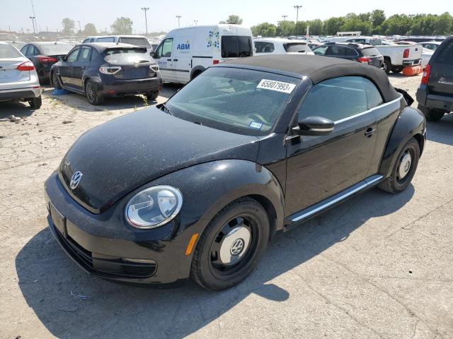 3VW507AT2EM822579 - 2014 VOLKSWAGEN BEETLE BLACK photo 1