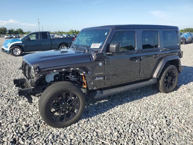 1C4JJXP62MW859985 - 2021 JEEP WRANGLER U SAHARA 4XE GRAY photo 1