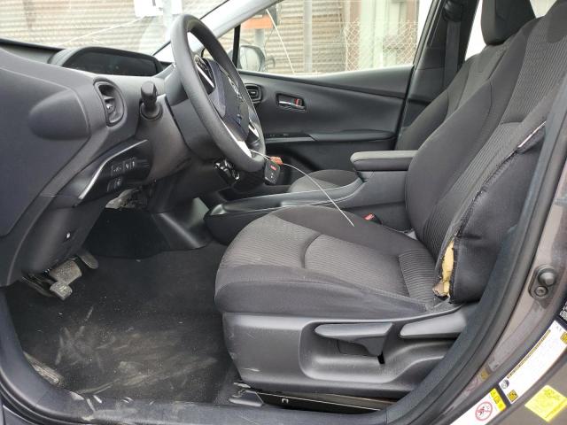 JTDKBRFU4J3058128 - 2018 TOYT PRIUS GRAY photo 7