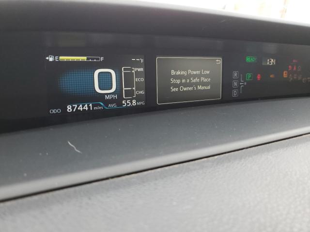 JTDKBRFU4J3058128 - 2018 TOYT PRIUS GRAY photo 9