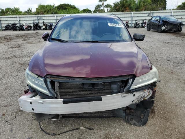 19UDE2F71GA015681 - 2016 ACURA ILX PREMIUM BURGUNDY photo 5