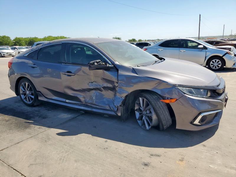 19XFC1F32ME007053 - 2021 HONDA CIVIC EX GRAY photo 4