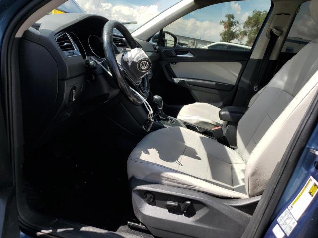 3VV3B7AX2JM013179 - 2018 VOLKSWAGEN TIGUAN SE Azul foto 7