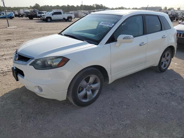 5J8TB18277A009982 - 2007 ACURA RDX WHITE photo 1