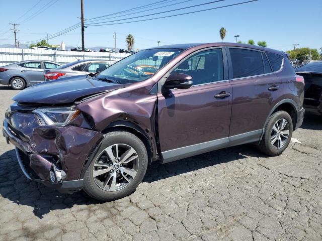 2T3WFREV1JW433891 - 2018 TOYOTA RAV4 ADVENTURE PURPLE photo 1