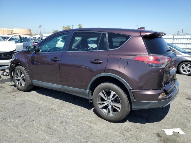 2T3WFREV1JW433891 - 2018 TOYOTA RAV4 ADVENTURE PURPLE photo 2