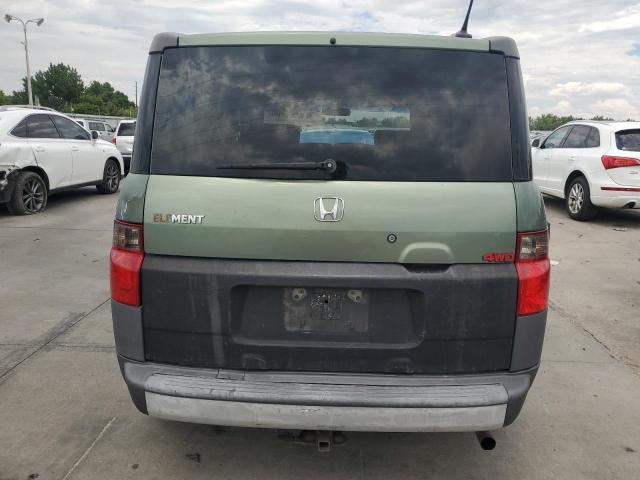 5J6YH28675L003672 - 2005 HONDA ELEMENT EX GREEN photo 6