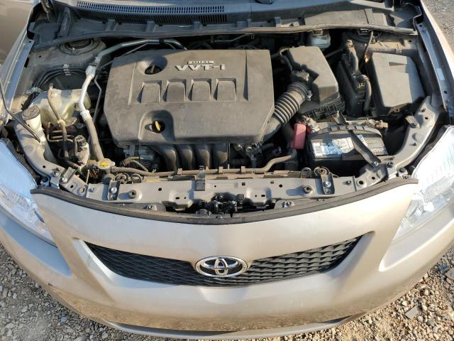 1NXBU4EE8AZ267644 - 2010 TOYOTA COROLLA BASE BROWN photo 11