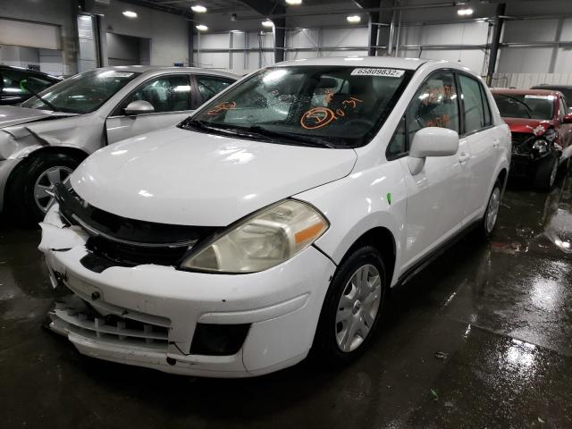 3N1BC1AP6BL450679 - 2011 NISSAN VERSA S WHITE photo 2